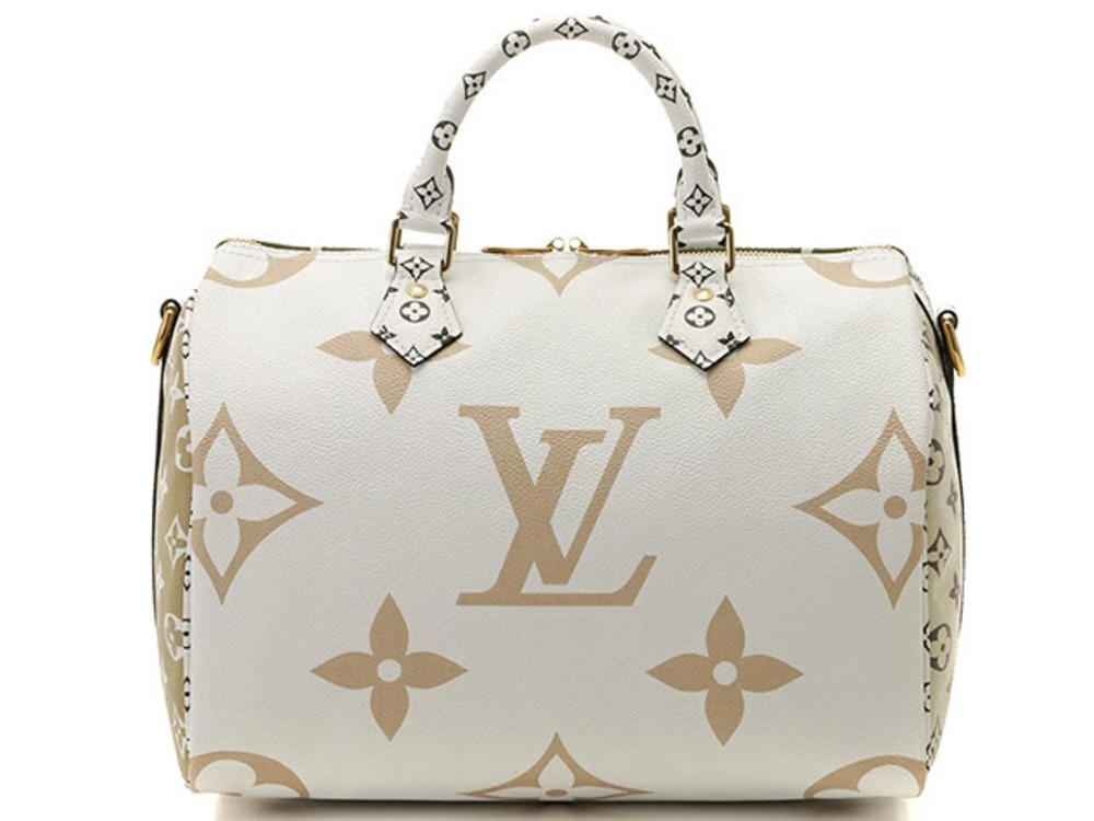 LOUIS VUITTON Speedy Bandouliere NM Mono Giant Cream